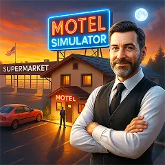 تحميل لعبة Supermarket & Motel Simulator مهكرة 2027 للأندرويد APK مجاناً