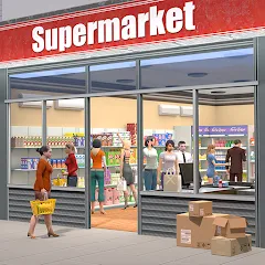 تحميل لعبة Manage Supermarket Simulator مهكرة 2027 للأندرويد APK مجاناً