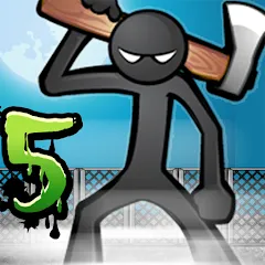 تحميل لعبة Anger of Stick 5: Zombie مهكرة 2027 للأندرويد APK مجاناً